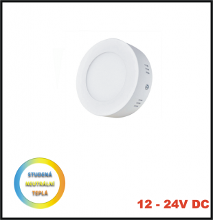 LED PANEL 6W /12-24V DC - přisazený (nestmívatelný LED panel 12-24V DC, 6 W - přisazený)