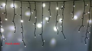 SIKOV PROFI LED vánoční krápníky Studená Bílá, 3m, 150 LED, IP67, FLASH EFEKT 93990