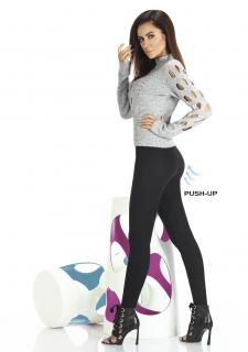 Bas Bleu push-up legíny Octavia černá L