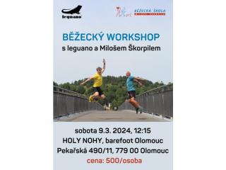 Běžecký workshop s Milošem Škorpilem a leguano v Olomouci