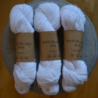 ADR - NATURCOTTON - 8/6 - bílá (Materiál: 100% bavlna)