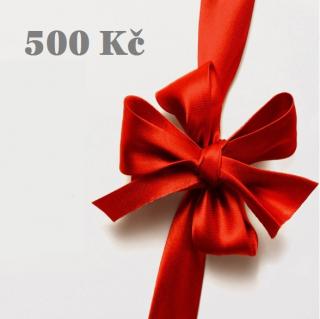 Dárkový poukaz na 500 Kč