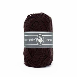 DURABLE - CORAL 2230 - Dark Brown (Materiál: 100% mercerovaná bavlna)
