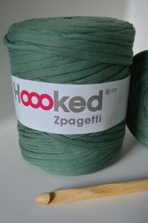 HOOOKED - ZPAGETTI khaki - AKCE -30% (Materiál: 90% bavlna, 10% ostatní vlákna)