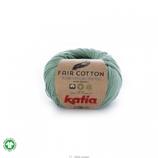 KATIA - FAIR COTTON  17 - mint green (Materiál: 100% organická bavlna GOTS)