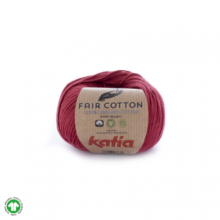 KATIA - FAIR COTTON 27 - maroon (Materiál: 100% organická bavlna GOTS)