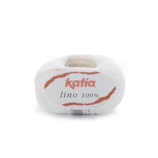 KATIA - LINO 100% 1 - bílá (Materiál: 100% len)