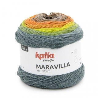 KATIA - MARAVILLA 500 + 2 návody ZDARMA (Materiál: 52% virgin wool superwash, 48% akryl)