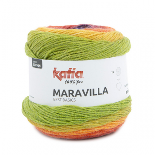 KATIA - MARAVILLA 501 + 2 návody ZDARMA (Materiál: 52% virgin wool superwash, 48% akryl)