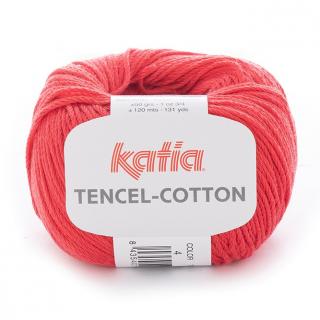 KATIA - TENCEL-COTTON 4 - červená (Materiál: 67% lyocell, 33% bavlna)