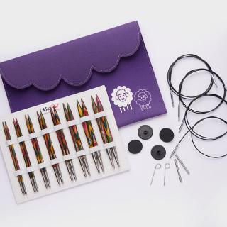 KNITPRO - sada výměnných jehlic SYMFONIE DELUXE - NOVĚ s bezpaměťovými lanky !!!