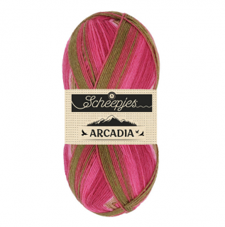 SCHEEPJES - ARCADIA 904 - Sakura (Materiál: 75% virgin vlna superwash, 25% polyamid)