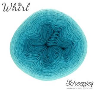 SCHEEPJES - WHIRL 559 Turquoise Turntable (Materiál: 60% bavlna, 40% akryl)