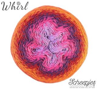 SCHEEPJES - WHIRL 764 Red Velvet Sunrise (Materiál: 60% bavlna, 40% akryl)
