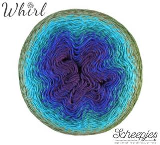 SCHEEPJES - WHIRL 769  Blackberry Mint Chip (Materiál: 60% bavlna, 40% akryl)