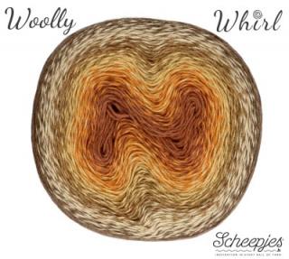 SCHEEPJES - WOOLLY WHIRL 471 - Chocolate Vermicelli (Materiál: 70% bavlna, 30% vlna)