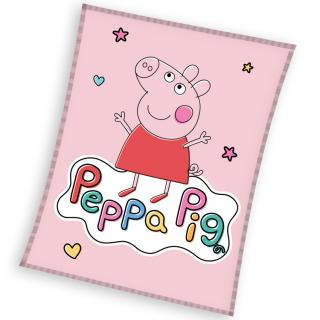 Dětská deka Prasátko Peppa Veselá Pepina 110x140 cm