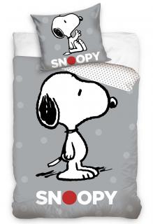 Dětské povlečení Snoopy Grey