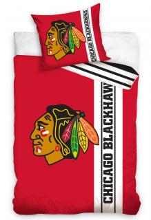 Hokejové povlečení NHL Chicago Blackhawks Belt Velikost: 140x200 + 70x90 cm