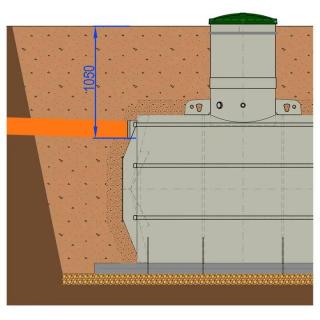 Septik 5 - KÚ pro hloubku nátoku do 1,1 m