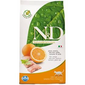 N&D Grain Free CAT Adult Fish & Orange Množství: 2x 10 kg