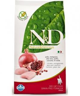 N&D Grain Free CAT KITTEN Chicken & Pomegranate Množství: 1,5 kg