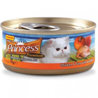 PRINCESS TINS PREMIUM 70 g varianta: PRINCESS TINS PREMIUM kuře a tuňák s rýží