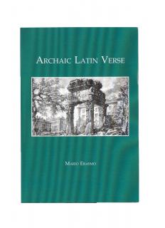 Archaic Latin Verse (latina, latinská četba, latinská poezie)