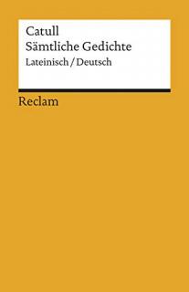 Catullus - Carmina oranžová (latinsko-německé vydání)