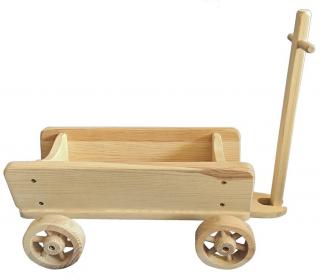 Dřevěný dekorační vozík 42 / 70 cm