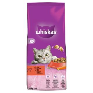 Whiskas Dry s hovězím masem a játry 14kg Hmotnost: 14 kg