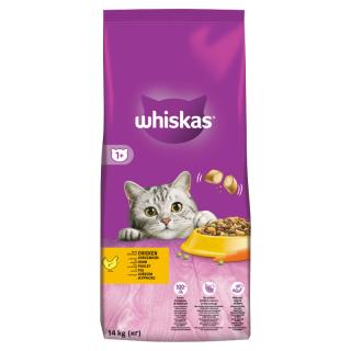 Whiskas Dry s kuřecím masem a játry 14kg