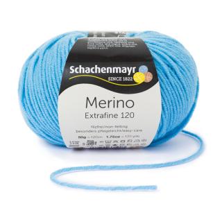 Merino Extrafine 165 světle modrá  100% EXTRAFINE MERINO
