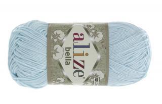 Příze Bella 514 pastelově modrá  pletací a háčkovací příze, 100% bavlna