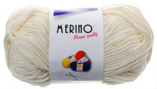 Příze Merino 14701 bílá  Pletací a háčkovací příze, 50% vlna + 50% akryl