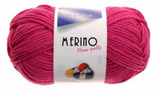 Příze Merino 14718 růžová  Pletací a háčkovací příze, 50% vlna + 50% akryl