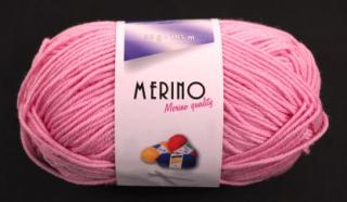 Příze Merino 14772 světlá růžová  Pletací a háčkovací příze, 50% vlna + 50% akryl