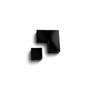 COMPLETE SQUARE black (náušnice černé plexi)
