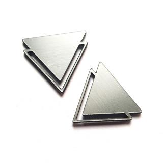 TRIANGLE DOUBLE SILVER