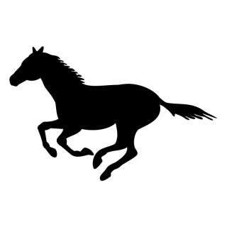 samolepka kůň (silueta kůň)