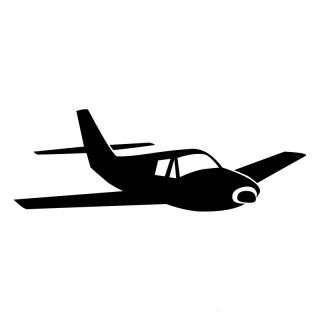samolepka letadlo 1 (silueta letadlo 1)