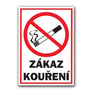 samolepka  zákaz kouření (zákaz kouření)