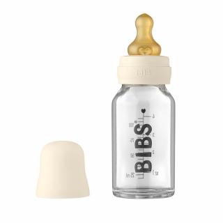 BIBS Baby Bottle skleněná láhev 110 ml Barva: IVORY
