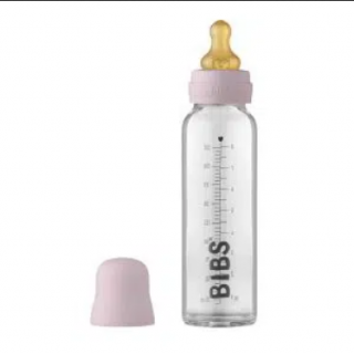 BIBS Baby Bottle skleněná láhev 225 ml Barva: DUSKY LILAC