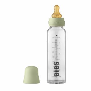 BIBS Baby Bottle skleněná láhev 225 ml Barva: SAGE