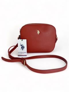 U.S. Polo Assn. dámská crossbody kabelka 5704 cihlově červená  (U.S. Polo Assn. New Jones taška přes rameno )