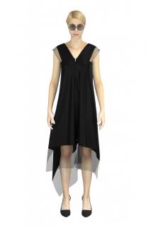 The V-dress Lo z kolekce Asymmetrica