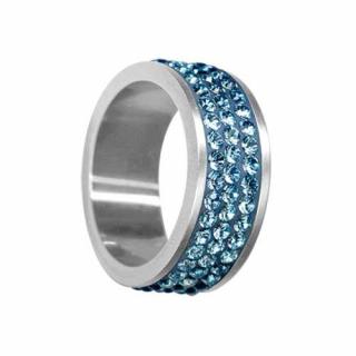 Prsten s krystaly Swarovski Elements RSSW03 aqua Rozměr: 60