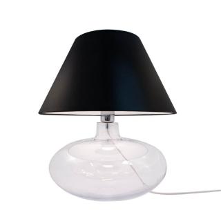 Adana Transparent, stolní lampa Zuma Line Barva stínidla: Černo-bílá