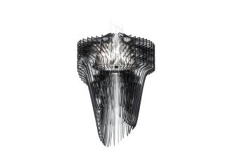 ARIA, závěsné svítidlo SLAMP by Zaha Hadid Barva: Slábnoucí černá, Velikost: XL